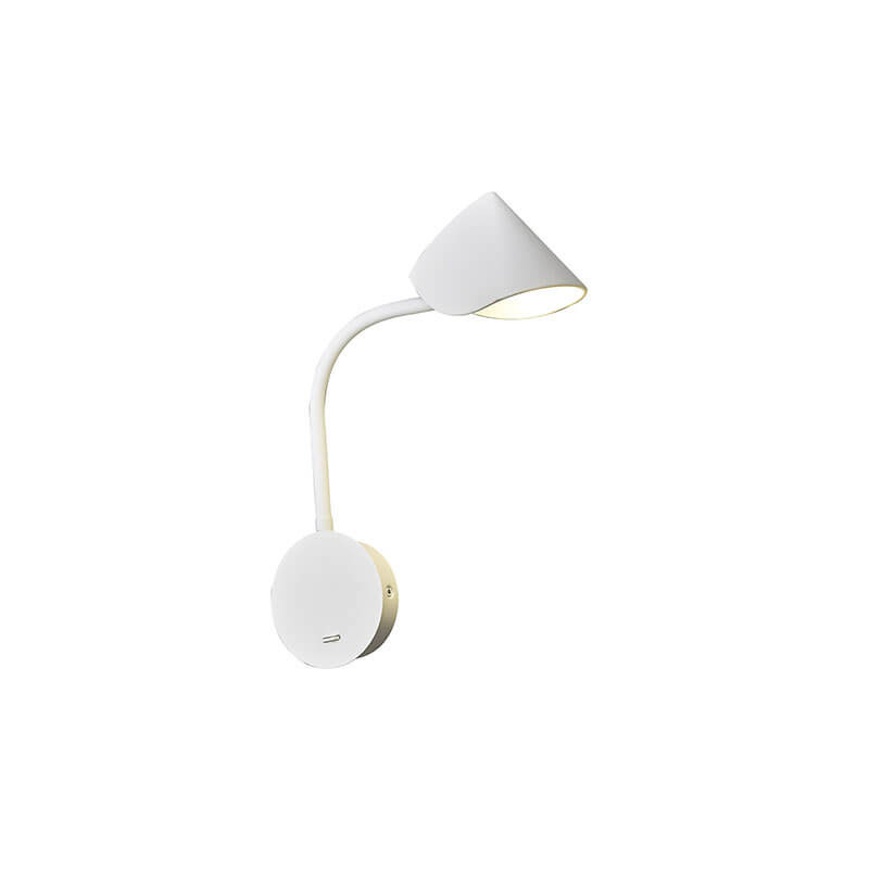 Goa minimalist LED wall light by Mantra white | Aiure