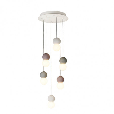 Galaxia pendant with 6 lights by Mantra | Aiure
