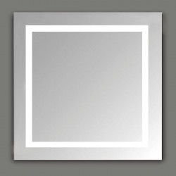 Mirror with interior LED light Mul by ACB small 3000K on a grey background | Aiure