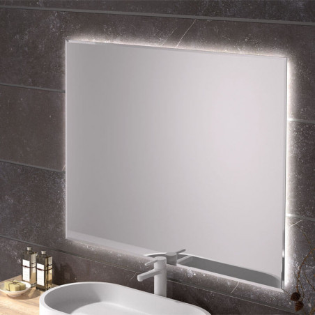 LED mirror Lanzarote in a bathroom by Eurobath | Aiure