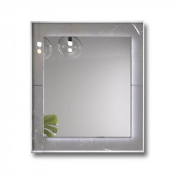 Mirror with backlit frame Corfu by Eurobath | Aiure
