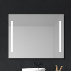 LED mirror Formentera by Eurobath over a sink | Aiure