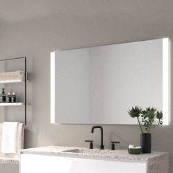 Sentosa LED design mirror by Eurobath in a bathroom| Aiure
