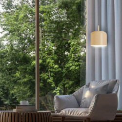 Pot beige modern ceiling lamp by Ole by FM ambient photo | Aiure