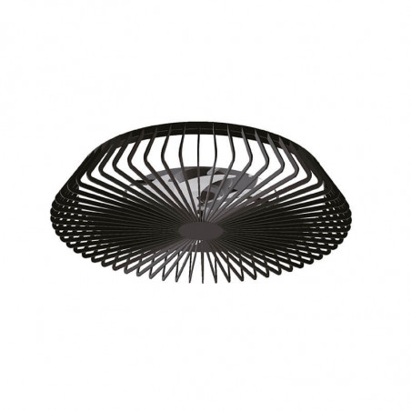 Himalaya black ceiling fan with light by Mantra Iluminación | AiureDeco
