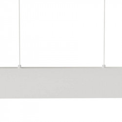 Suspension of the white linear pendant light Hanok by Mantra close up|Aiure