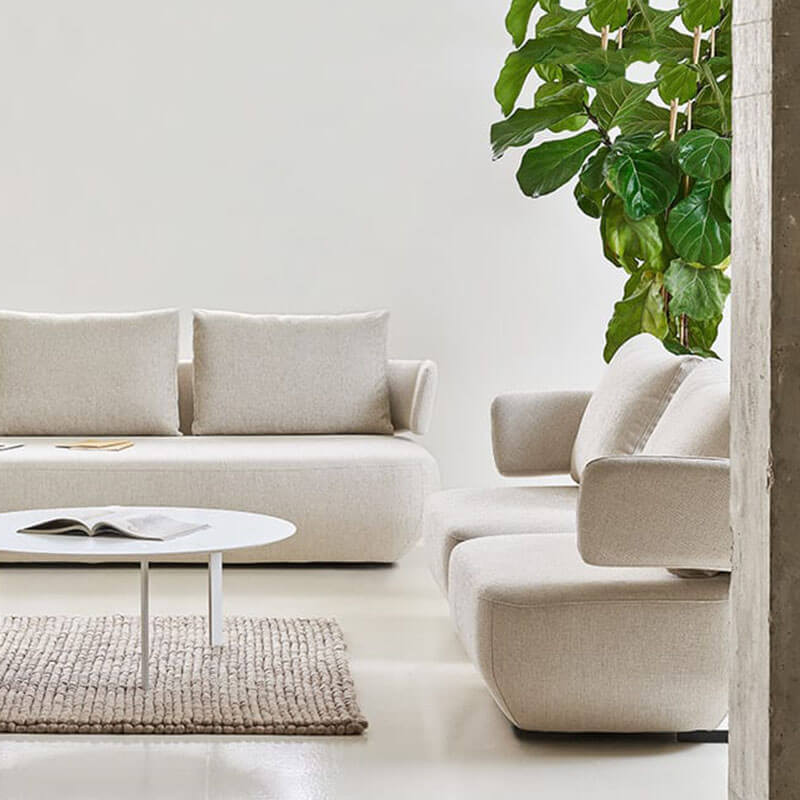 Levitt fireproof design sofa by Viccarbe | AiureDeco