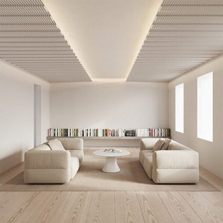 Cloud design sofa Savina by Viccarbe in a living room| Aiure