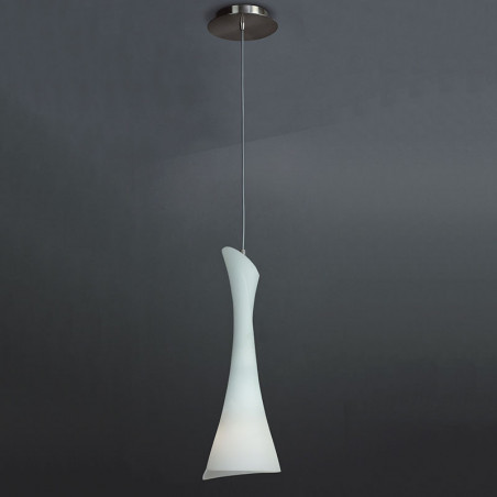 Lámpara blanca de diseño colgante Zack de Mantra foto de ambiente|Aiure