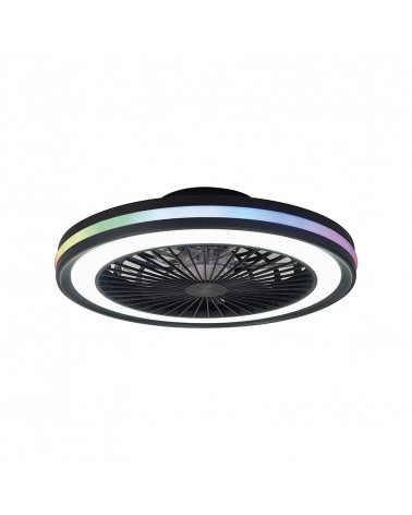 Ventilador de techo aspas ocultas con LED multicolor | Aiure