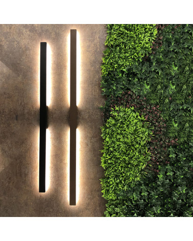 Aplique LED de exterior varios colores LOTUS en una terraza | Aiure