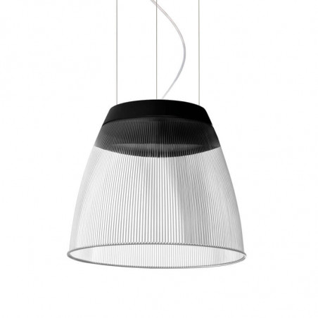 Lámpara de techo colgante LED Salt negra y transparente de Arkoslight| Aiure