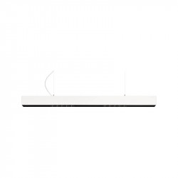 Lámpara colgante de techo blanca LED Black Foster Suspension 1200 de Arkoslight | Aiure