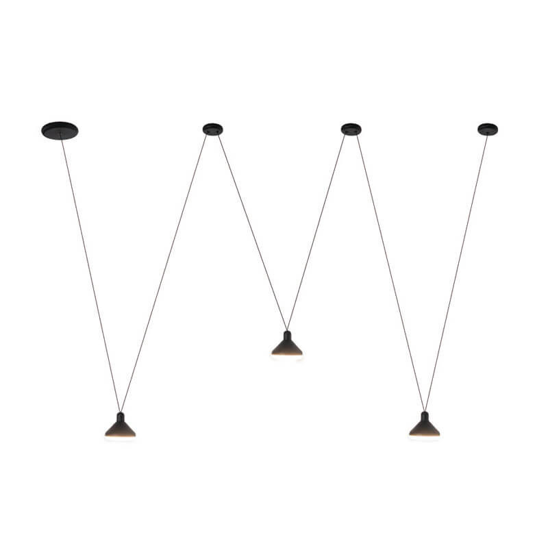 Lámpara de techo colgante con 3 luces y altura regulable Antares de Mantra | Aiure