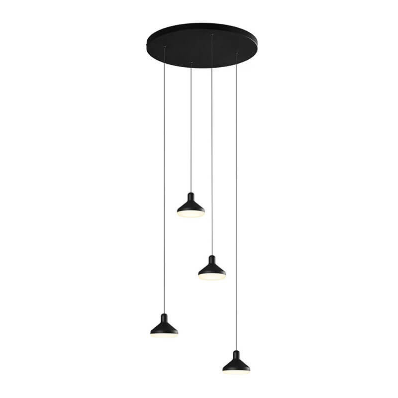 Lámpara colgante con 4 luces de la serie Antares de Mantra | Aiure