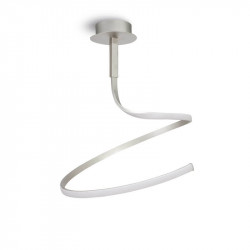 Lámpara de techo de diseño Nur plata 30W de Mantra | Aiure