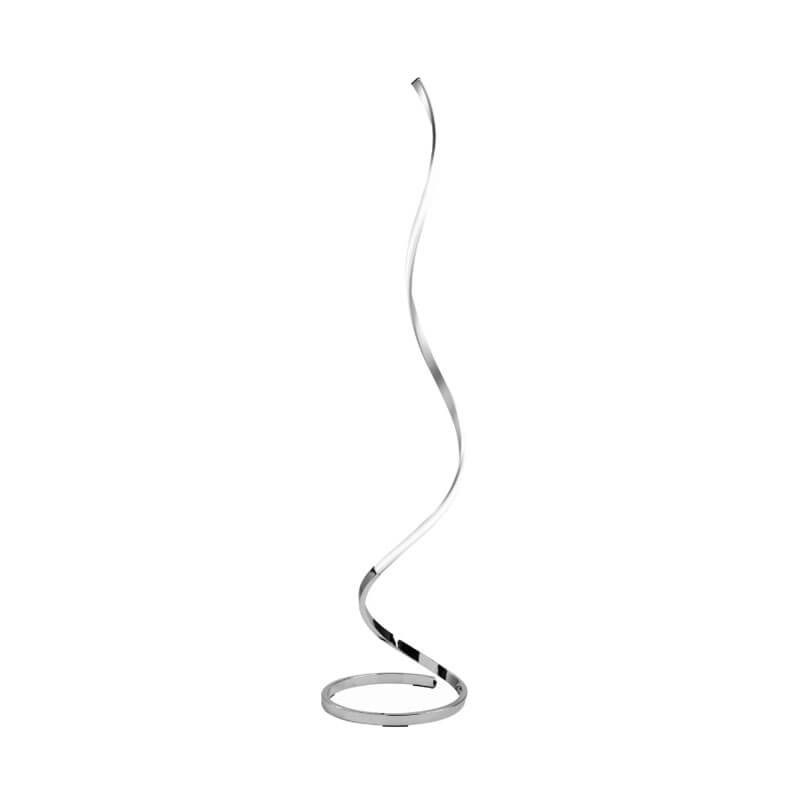 Lámpara de pie minimalista Nur plata de Mantra | Aiure