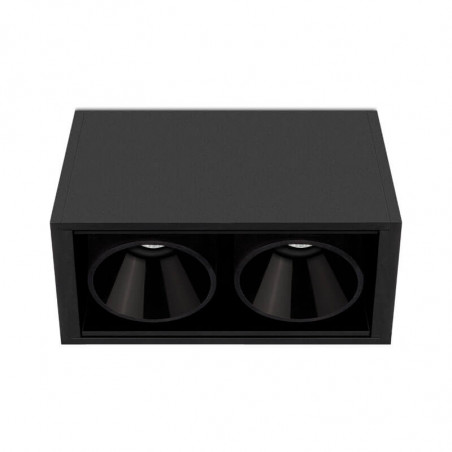 Plafón LED Black Foster Surface 2 negro de Arkoslight | Aiure