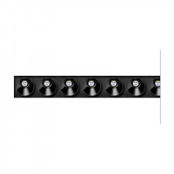 Downlight LED Black Foster Asymmetric Trimless 15 negro de Arkoslight | Aiure