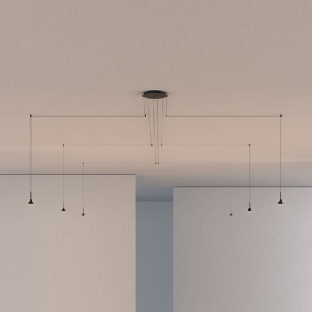 Lámpara de techo Spin Fancy Shape ejemplo de aplicación Arkoslight | Aiure