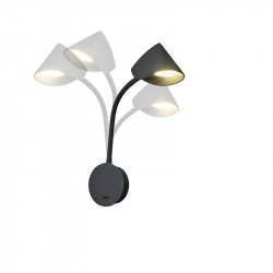 Aplique de interior LED minimalista Goa de Mantra movimientos posibles | Aiure