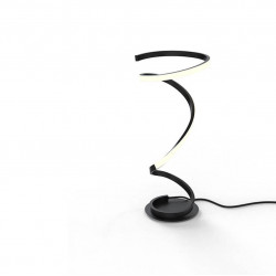 Lámpara de sobremesa LED de diseño Hélix de Mantra negra| Aiure