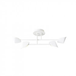 Plafón LED minimalista con varias luces Capuccina de Mantra pequeño blanco | Aiure
