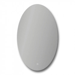 Espejo de diseño con luz LED Adriana de ACB 3000K en fondo blanco| Aiure