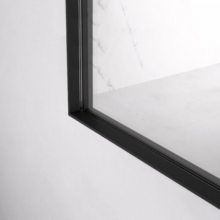 Espejo rectangular de baño Ábaco de Eurobath en un cuarto de baño primer plano| Aiure