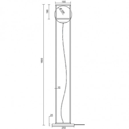 Lámpara de diseño Desigual pequeña ficha técnica| Aiure