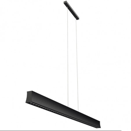 Lámpara colgante lineal negra Hanok de Mantra 50º |Aiure