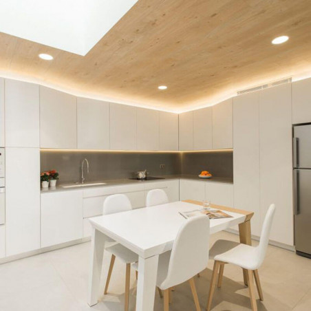 Downlight LED Lex Eco dans une cuisine Arkoslight | Aiure