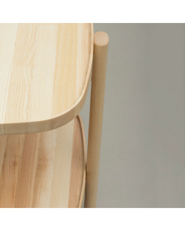 Table avec banc Ashi bois de frêne | Aiure