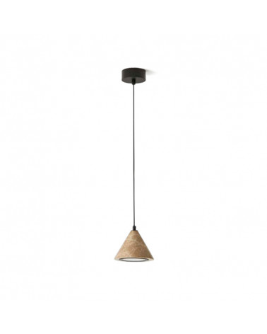 Lampe de plafond finnish marbre Iconic Noir mat | Aiure