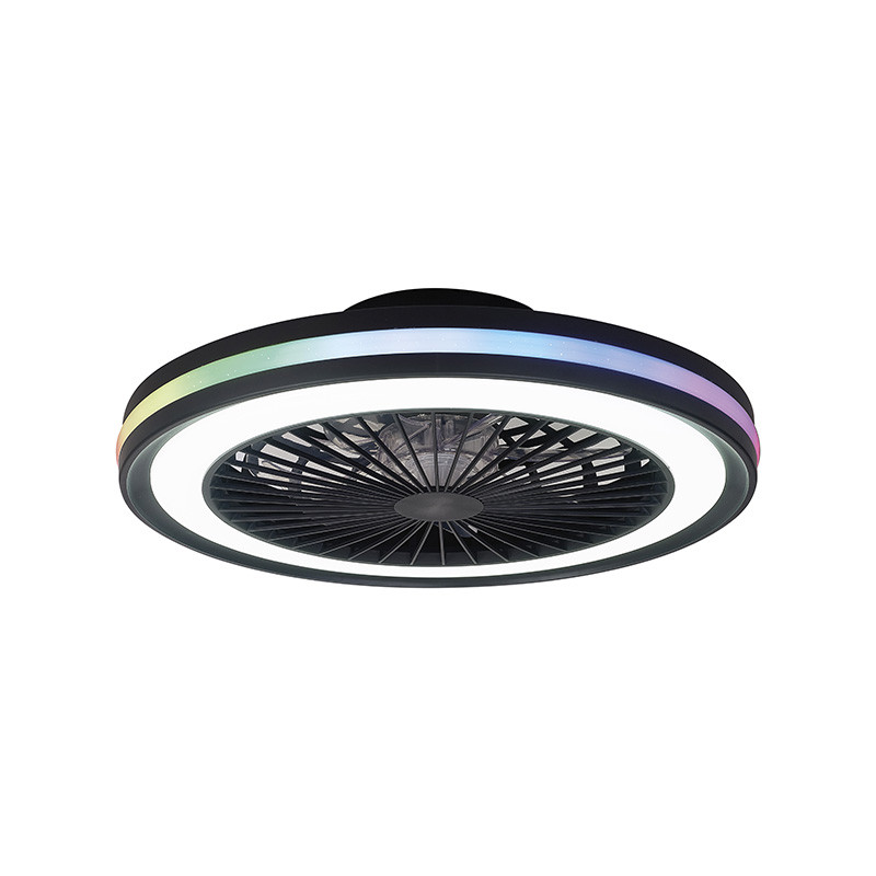 Ventilateur de plafond avec pales cachées RGB | Aiure