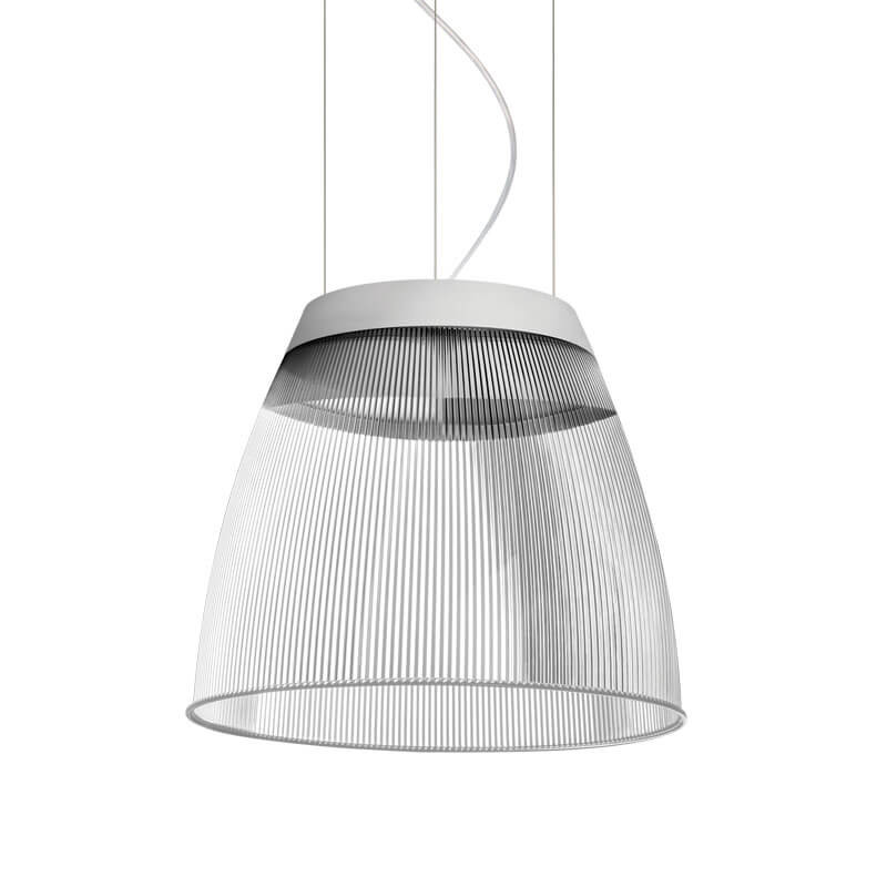 Lampe à suspension LED Salt blanche et transparente d'Arkoslight | Aiure