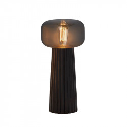 Lampe de table noire Faro de Mantra | Aiure