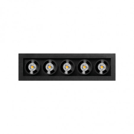 Downlight LED noir Black Foster Micro Recessed 5 d'Arkoslight | Aiure