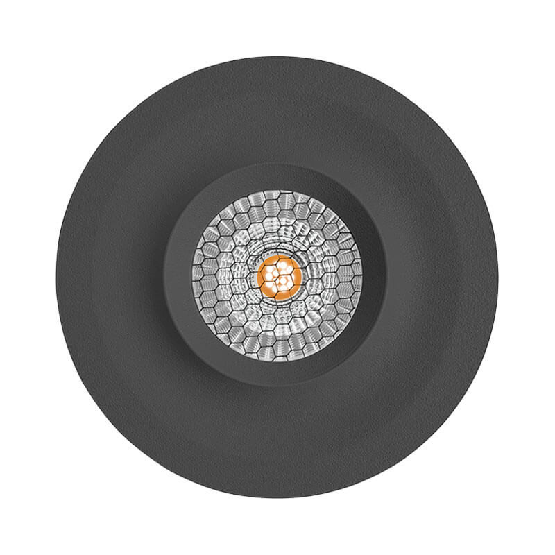 Lampe LED noire Lark 111 honeycomb d'Arkoslight | Aiure
