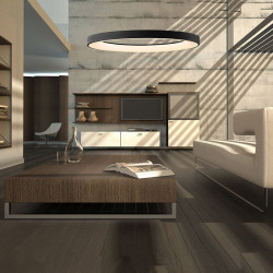 Lampe pendante à LED réglable Niseko de Mantra dans une salle de séjour | Aiure