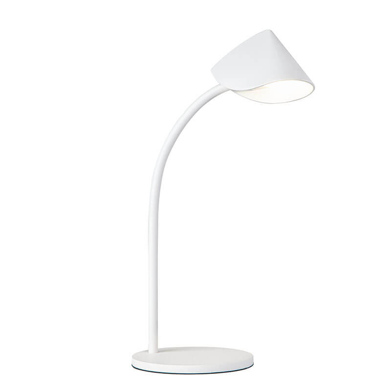 Lampe de table minimaliste Capuccina de Mantra blanche petite| Aiure