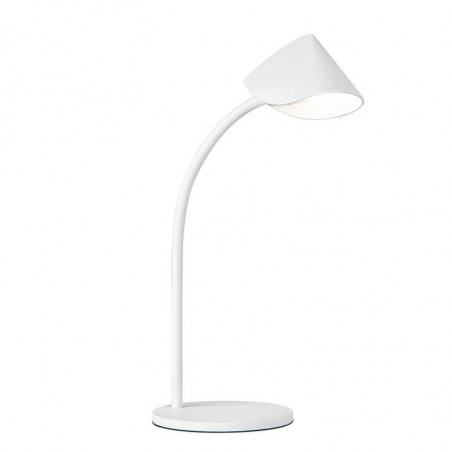 Lampe de table minimaliste Capuccina de Mantra blanche petite| Aiure