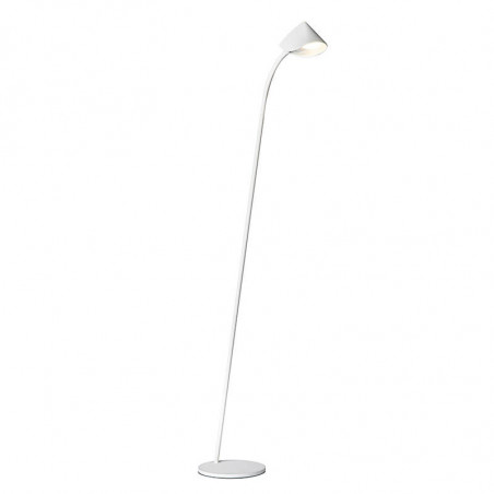 Lampadaire LED moderne Capuccina de Mantra blanc | Aiure