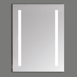 Miroir avec éclairage intérieur LED Jour de ACB sur un fond gris | Aiure