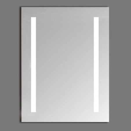 Miroir avec éclairage intérieur LED Jour de ACB sur un fond gris | Aiure