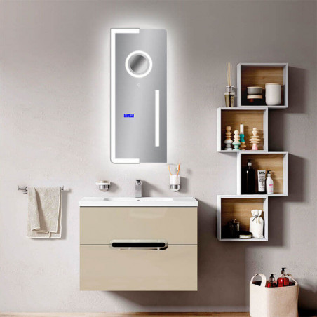 Miroir intelligent à LED Multi Option de ACB dans une salle de bain | Aiure