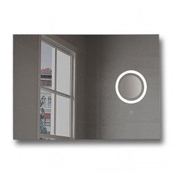Miroir design rectangulaire à LED Olter de ACB petit | Aiure