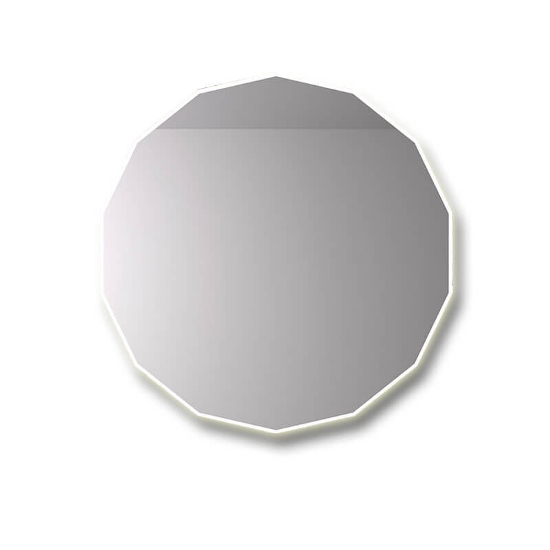 Miroir polygonal à LED Nassau de Eurobath | Aiure