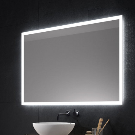 Miroir à LED Paradise d'Eurobath dans une salle de bain| Aiure