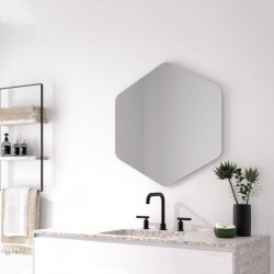 Miroir de salle de bains avec Devon anti-corrosion d'Eurobath dans une salle de bain| Aiure